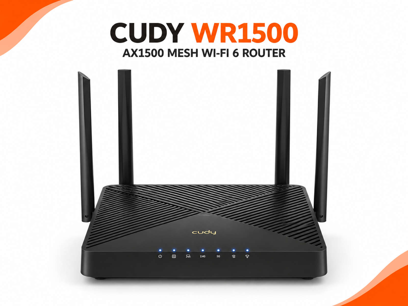 Cudy WR1500 AX1500 Mesh Wi-Fi 6 Router