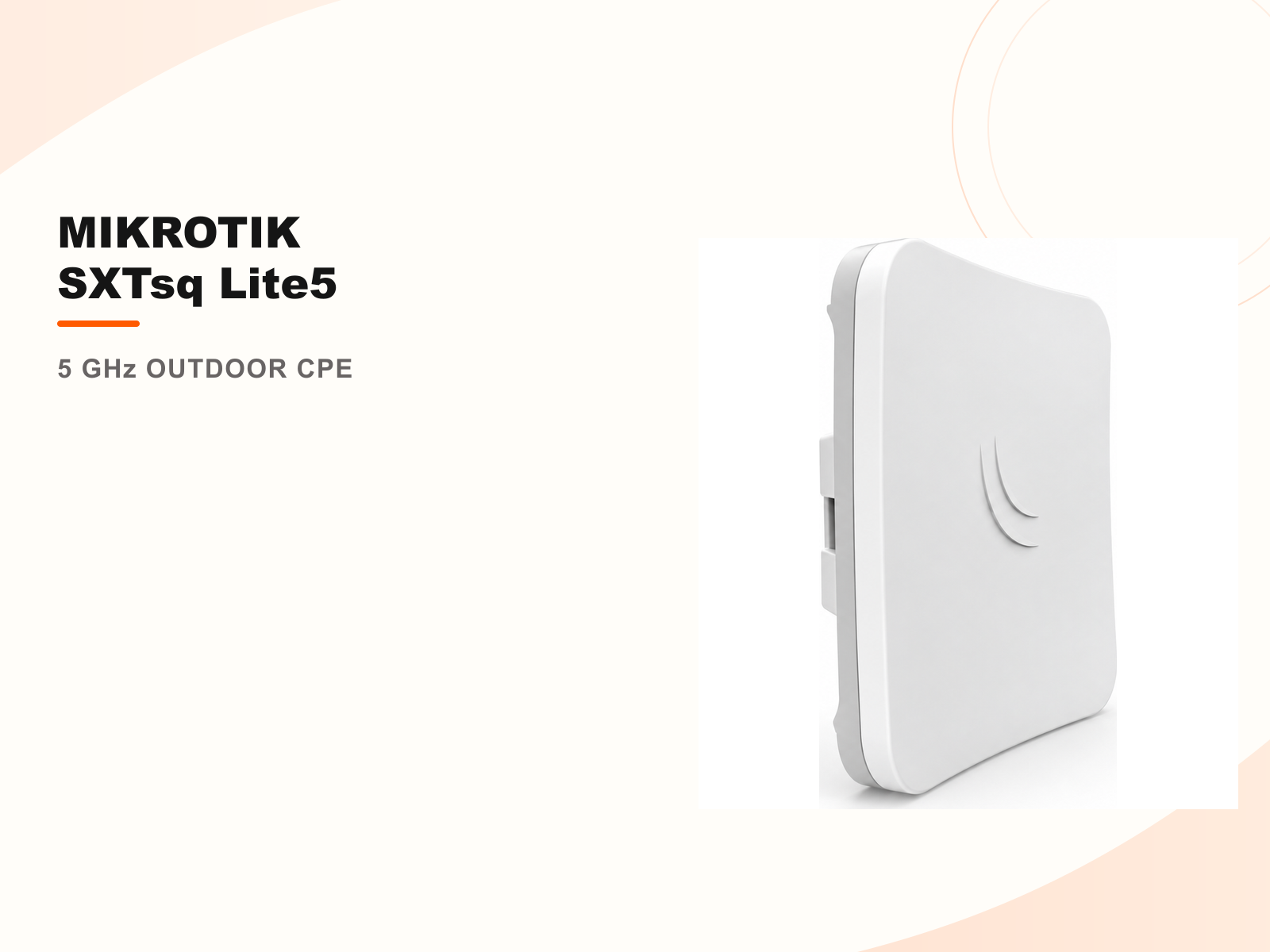 MikroTik SXTsq Lite5 5 GHz Outdoor Wireless CPE